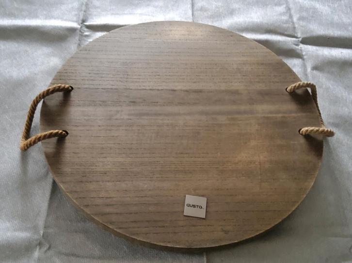 Borrelplank, Serveerplank, Hapjesplank - Merk Gusta, Huis en Inrichting, Woonaccessoires | Dienbladen, Zo goed als nieuw, Hout