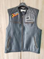 Motorvest van leer _ maat BE „L” of „XL” (trekverstelling), Ophalen of Verzenden, Tweedehands, Heren, Jas | leer