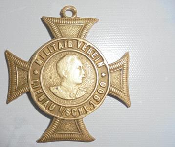 Duitse medaille 1900 Militair verein