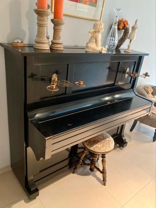 Adolf Lehmann & Co Berlin piano met stoeltje, Muziek en Instrumenten, Piano's, Gebruikt, Piano, Ophalen