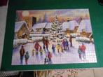 Kerst puzzel 1000 stuks (Winter village), Ophalen, 500 t/m 1500 stukjes, Nieuw, Legpuzzel