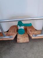 IBC Container van 1000L op een houten palet, Tuin en Terras, Ophalen, Zo goed als nieuw, Kunststof, Met kraantje