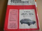 revue technique simca 1307 1308 de 1975-1976, Autres marques, Utilisé, Enlèvement ou Envoi, RTA