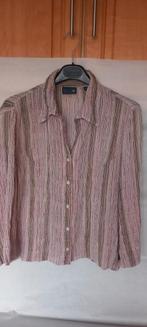 Blouse in roze en bruine tinten Terre Bleue Mt 42, Ophalen of Verzenden, Zo goed als nieuw, Roze