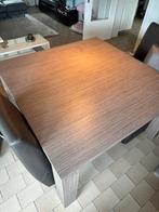 Eet tafel + 4 stoelen met wieltjes, Ophalen
