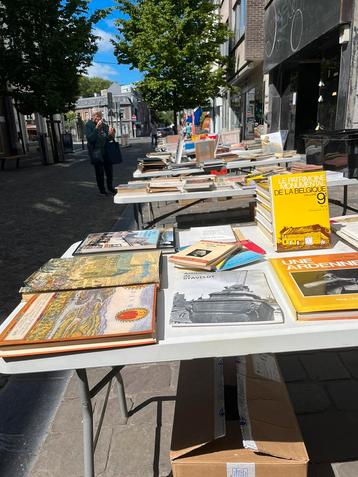 VERVIERS Livres et BD d’occasion STAND RUE DE L’HARMONIE beschikbaar voor biedingen
