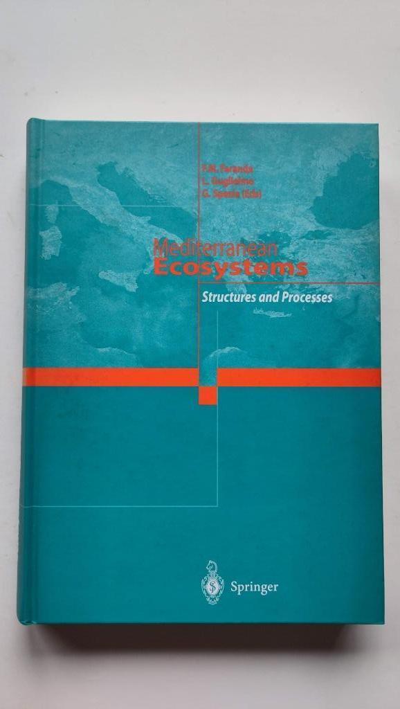 Mediterranean Ecosystems F.M. Faranda L. Gulgielmo G. Spezie, Boeken, Wetenschap, Zo goed als nieuw, Natuurwetenschap, Ophalen of Verzenden