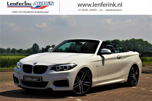 BMW 218 218i Cabrio M Sport Leder Harman Kardon Led koplampe, Auto's, BMW, Bedrijf, 2 Reeks, ABS, Adaptieve lichten, Airbags, Boordcomputer