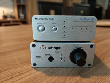 Cammbridge Audio DAC Magic 100 + MATRIX M-STAGE AMP beschikbaar voor biedingen