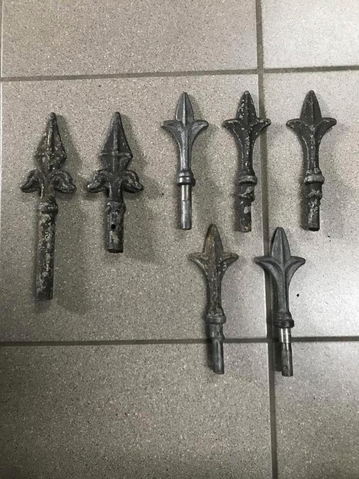 pointes de lance pour barrière à souder, Tuin en Terras, Tuinhekken en Hekwerk, Gebruikt, Tuinhek, IJzer, Ophalen