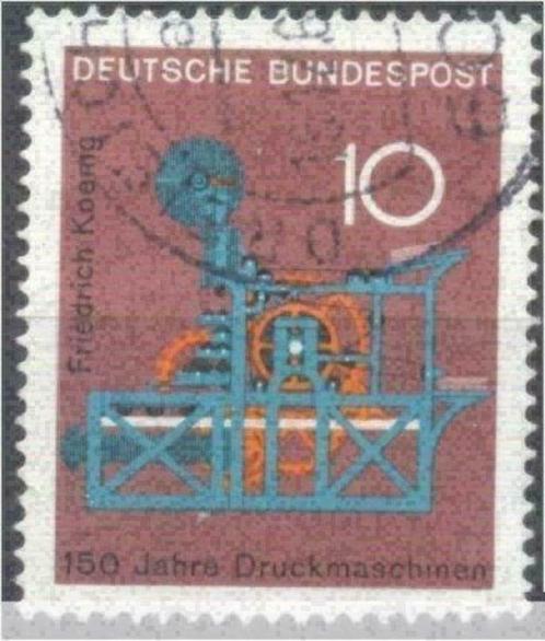 Duitsland Bundespost 1968 - Yvert 411 - Techniek (ST), Postzegels en Munten, Postzegels | Europa | Duitsland, Gestempeld, Verzenden