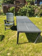 Buitenrafel met 4 stoelen, Tuin en Terras, Tuintafels, Ophalen, Gebruikt