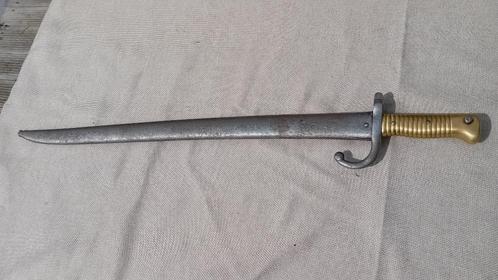 Bajonet Chassepot nummergelijk Thulle 1869, Verzamelen, Militaria | Algemeen, Landmacht, Mes of Dolk, Ophalen of Verzenden
