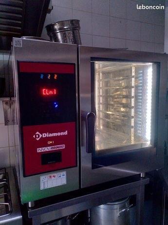 Matériel Horeca - Four Diamond SBGS/XC-06 GAZ, Electroménager, Fours, Utilisé, 60 cm ou plus, 60 cm ou plus, Vapeur, Enlèvement