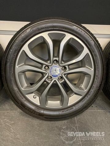 17” originele Mercedes C W205 velgen + banden 5x112 A205 401 beschikbaar voor biedingen