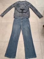 Warme fluffy trui mt Large (zie foto's), Ophalen of Verzenden, Zo goed als nieuw, Maat 42/44 (L), Zwart