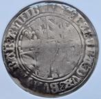 Dubbel Groot 1467-1477 (Leuven) Karel de Stoute, Ophalen of Verzenden, Zilver, Zilver