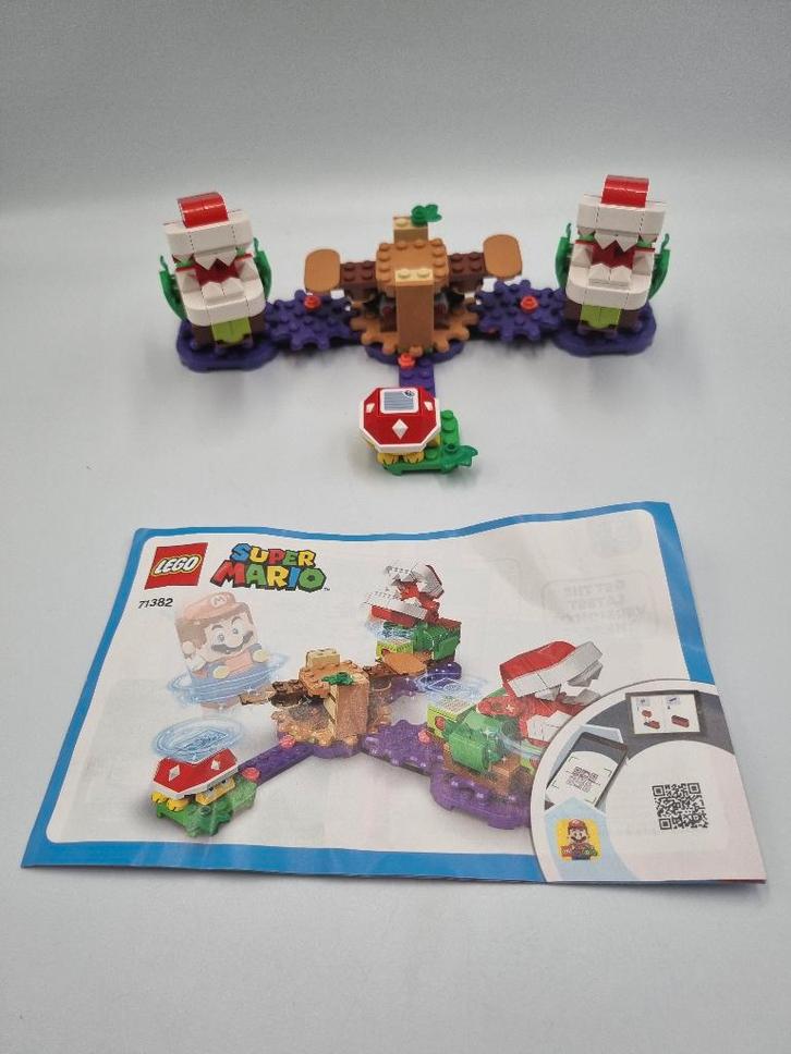 Lego Mario 71382 Piranha Plant Puzzling Challenge, Kinderen en Baby's, Speelgoed | Duplo en Lego, Zo goed als nieuw, Lego, Complete set
