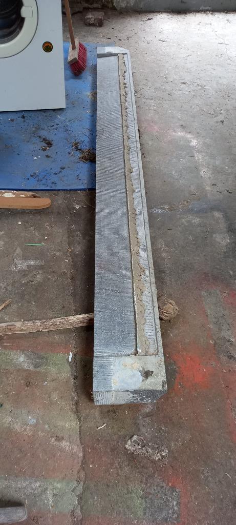 2m echte BLAUWE STEEN - dorpel, Doe-het-zelf en Bouw, Overige Doe-Het-Zelf en Bouw, Gebruikt, Ophalen