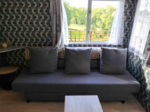 Gemeubelde stacaravan in Pajottegem, Caravans en Kamperen, Stacaravans, tot en met 2, Ophalen