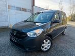 Dacia Dokker 1.3 TCe - 57.000 KM - 5 zit Airco schade rechts, Auto's, Parkeersensor, Monovolume, Euro 6, Zwart