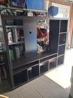 tv kast ikea donker bruin 183x39x147 cm, Huis en Inrichting, Ophalen, Gebruikt