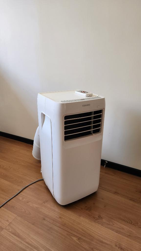 Compacte en stille mobiele airco (met ontvochtiger), Elektronische apparatuur, Airco's, Gebruikt, Mobiele airco, 2 snelheden, Koelen en Ontvochtigen