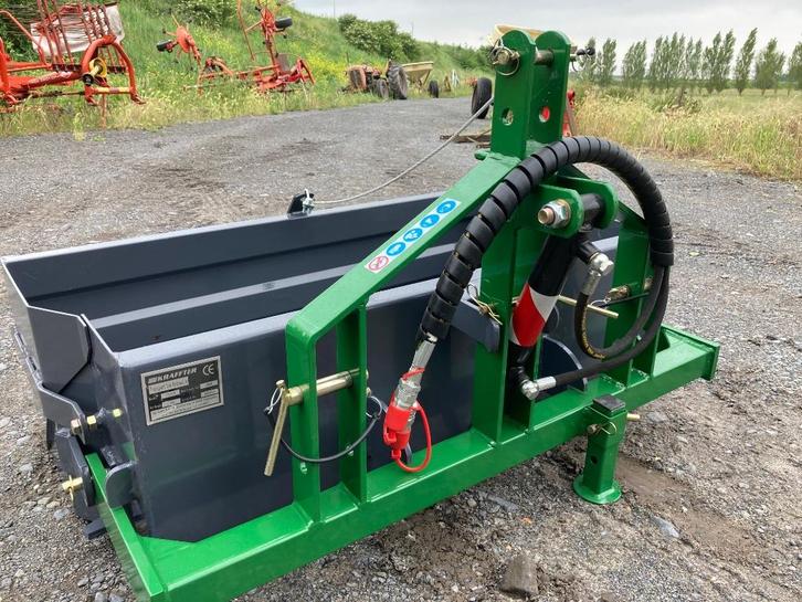 Grondbak 120 hydraulisch met klep kraffter, Tuin en Terras, Veegmachines, Nieuw, Ophalen