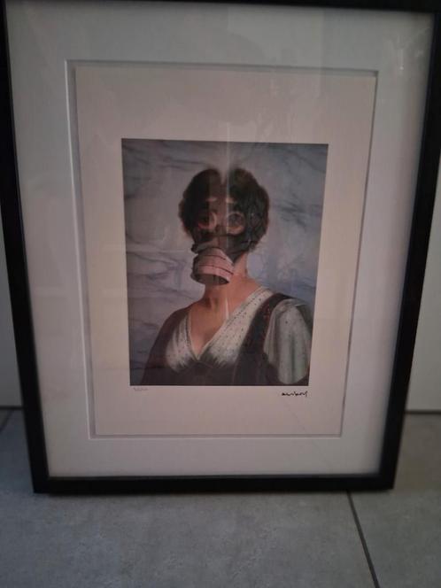 Banksy: beperkte oplage., Antiek en Kunst, Kunst | Tekeningen en Fotografie, Ophalen of Verzenden