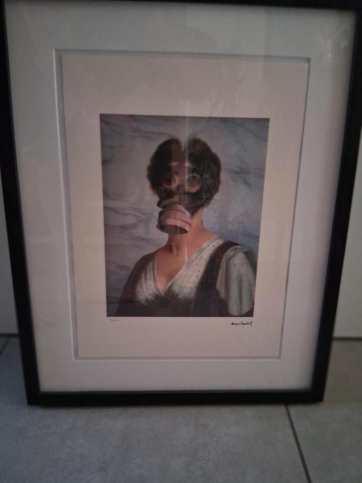 Banksy: beperkte oplage., Antiek en Kunst, Kunst | Tekeningen en Fotografie, Ophalen of Verzenden