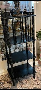 Étagère antique ancienne bois noir, Enlèvement ou Envoi, Comme neuf