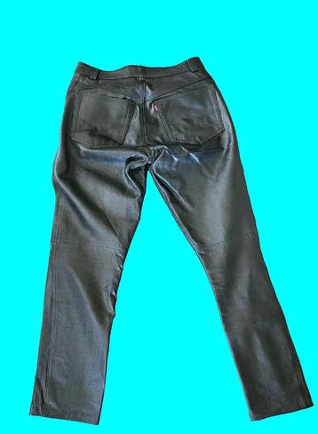 vintage Levi’s leren broek – maat 36 beschikbaar voor biedingen