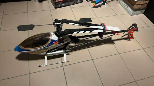 Raptor 600 Nitro, Hobby en Vrije tijd, Modelbouw | Radiografisch | Helikopters en Quadcopters, Gebruikt, Helikopter, Nitro, RTF (Ready to Fly)