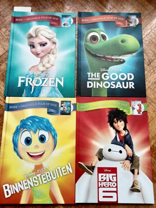 Titels Disney Pixar Boek en originele film op dvd, Boeken, Kinderboeken | Jeugd | onder 10 jaar, Zo goed als nieuw, Verzenden
