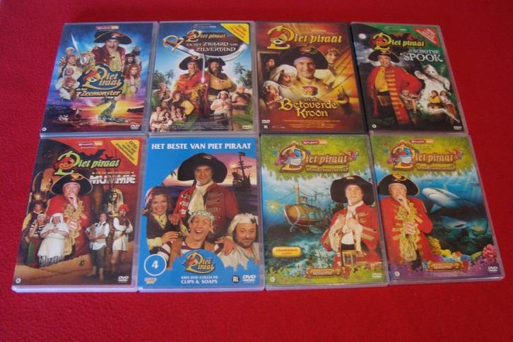 14 piet piraat dvd's, Cd's en Dvd's, Dvd's | Kinderen en Jeugd, Ophalen of Verzenden