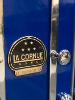 Luxe La Cornue Chateau Fornuis 140cm blauw + rvs & afzuigkap, 60 cm of meer, Grill, Ophalen of Verzenden, Zo goed als nieuw