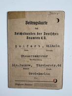 Document Deutsche Arbeitfront WO2, Verzamelen, Ophalen of Verzenden