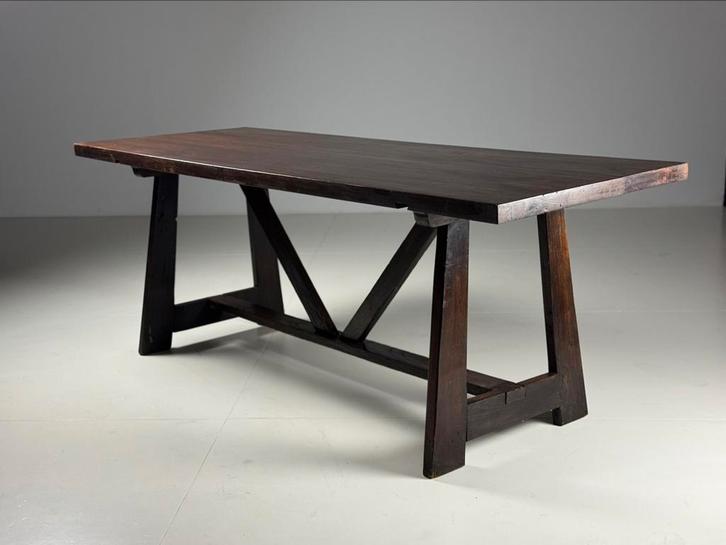 Italiaanse Kloostertafel 20e eeuw, Antiek en Kunst, Antiek | Meubels | Tafels, Ophalen