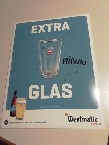 Westmalle Extra - NIEUW Reklamebord in karton