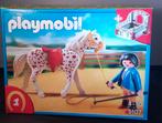 Playmobil 5107 trainer met paard + 1 extra paard, Comme neuf, Enlèvement ou Envoi