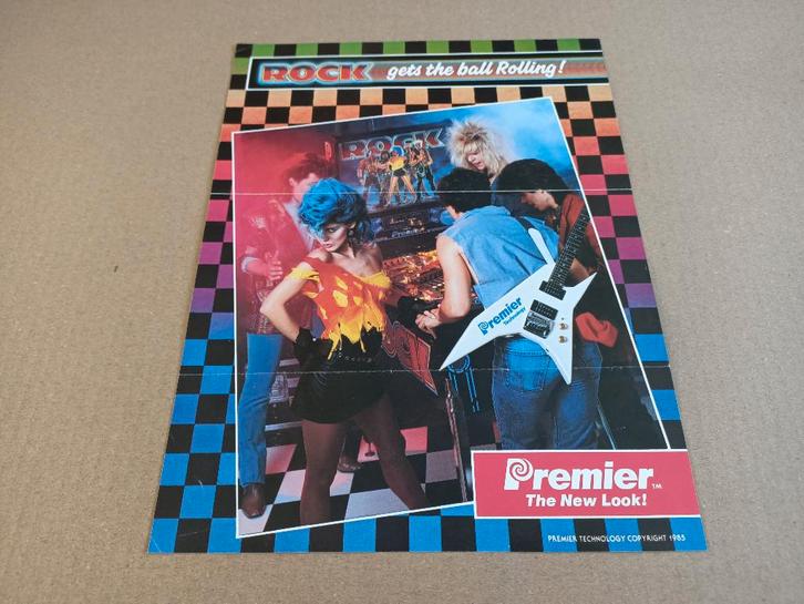 Flyer: Gottlieb Rock (1985) Flipperkast, Collections, Machines | Flipper (jeu), Gottlieb, Envoi