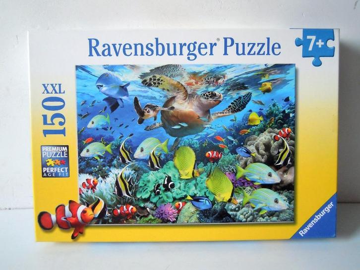 Puzzel Onderwaterparadijs - 150 stuks, Hobby en Vrije tijd, Denksport en Puzzels, Zo goed als nieuw, Legpuzzel, Minder dan 500 stukjes