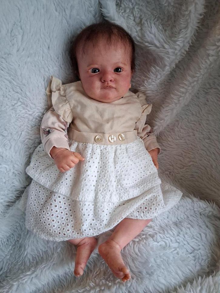 Mooie reborn baby Mila, Verzamelen, Poppen, Nieuw, Pop, Levensecht of Reborn, Ophalen of Verzenden