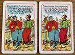 Speelkaarten LIKEURSTOKERIJ E.DE SCHEPPER/Gent, Verzamelen, Ophalen of Verzenden, Zo goed als nieuw, Speelkaart(en)