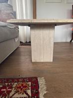 Salontafel in travertijn, Overige materialen, 50 tot 100 cm, 50 tot 75 cm, Vierkant