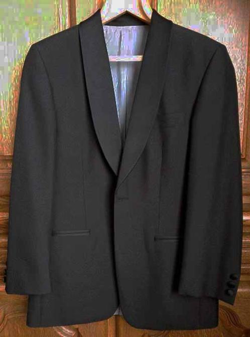 kostuum - smoking, Kleding | Heren, Kostuums en vesten, Gedragen, Maat 46 (S) of kleiner, Zwart, Ophalen