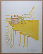 ANTOINE DE SAINT-EXUPERY / PETIT PRINCE / KLEURLITHO 40x31cm, Ophalen of Verzenden
