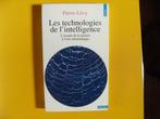 "Les technologies de l'intelligence"  Pierre Lévy, Ophalen of Verzenden, Pierre Lévy