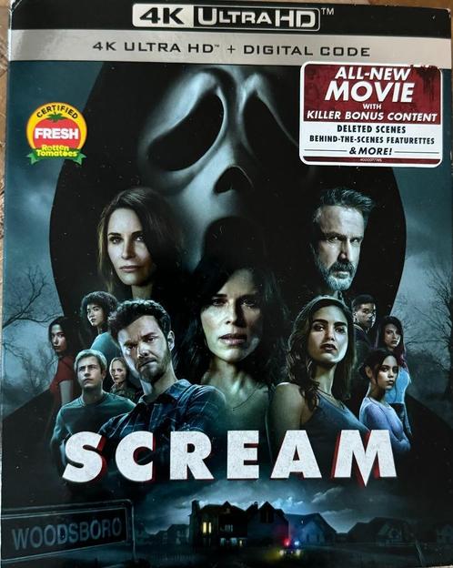Scream 5 (4K Blu-ray, US-uitgave met slipcover), CD & DVD, Blu-ray, Comme neuf, Horreur, Enlèvement ou Envoi