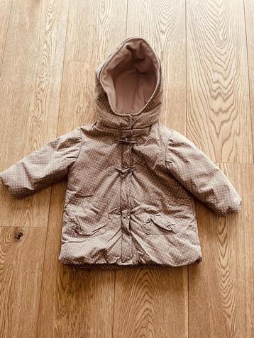 Met fleece gevoerde winterjas 12-18 maanden (80 cm)  beschikbaar voor biedingen